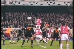 UEFA CHAMPIONS LEAGUE 2002-2003 2次リーグ Group-B 5節 アーセナル vs ローマ ARSENAL vs ROMA 2003.03.11