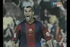 La Liga 2000-2001 38節 バルセロナ vs バレンシア BARCELONA vs VALENCIA 2001.06.17