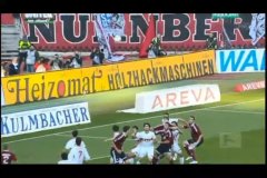 BUNDESLIGA 2011-2012 10節 ニュールンベルク vs シュツットガルト 1.FC NURNBERG vs VfB STUTTGART 2011.10.22