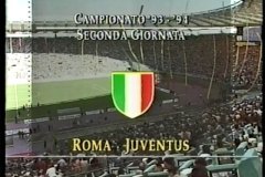 SERIE A 1993-1994 2節 ローマ vs ユベントス ROMA vs JUVENTUS 1993.09.05