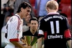 1999 OPEL車生産100周年記念試合 バイエルン・ミュンヘン vs ミラン BAYERN MUNCHEN vs MILAN