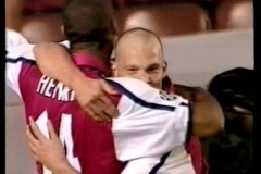 UEFA CHAMPIONS LEAGUE 2000-2001 1次リーグ Group-B 3節 アーセナル vs ラツィオ ARSENAL vs LAZIO 2000.09.27