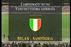 SERIE A 1993-1994 27節 ミラン vs サンプドリア MILAN vs SAMPDORIA