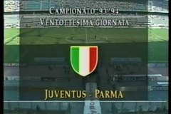 SERIE A 1993-1994 28節 ユベントス vs パルマ JUVENTUS vs PARMA 1994.03.20