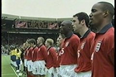 INTERNATIONAL A MATCH 2000 イングランド vs ブラジル ENGLAND vs BRAZIL