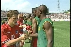 INTERNATIONAL A MATCH 2002 イングランド vs カメルーン ENGLAND vs CAMEROON 2002.05.26
