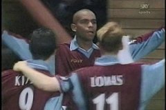 Premier League 1998-1999 15節 ウエストハム･ユナイテッド vs トッテナム・ホットスパー WEST HAM UNITED vs TOTTENHAM HOTSPUR 1998.11.29