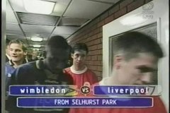 Premier League 1998-1999 17節 ウインブルドン vs リバプール WIMBLEDON vs LIVERPOOL