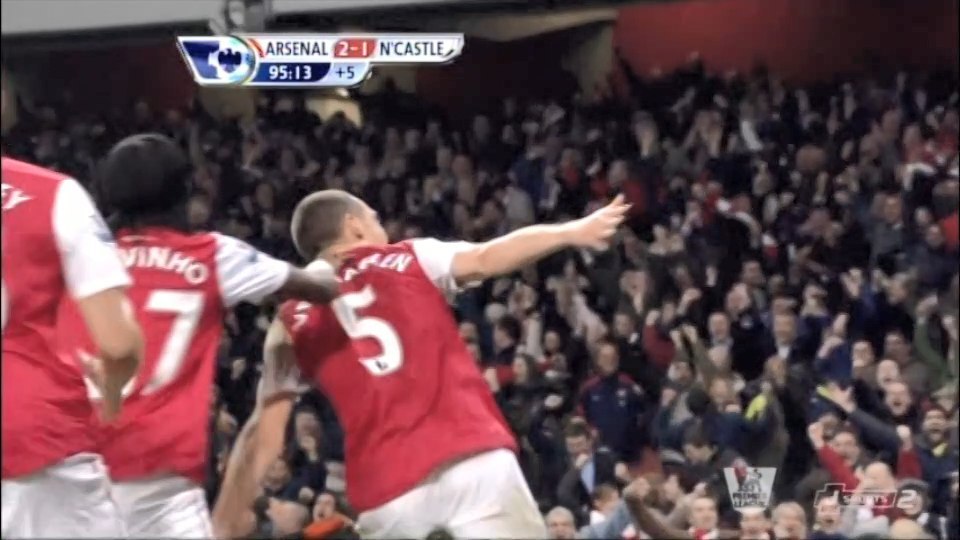 Premier League 2011-2012 28節 アーセナル vs ニューカッスル･ユナイテッド ARSENAL vs NEWCASTLE UNITED 2012.03.12
