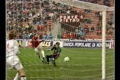 COPPA ITALIA 1991-1992 準々決勝 第1戦 ミラン vs トリノ Quarter-finals 1st leg MILAN vs TORINO 1992.02.11