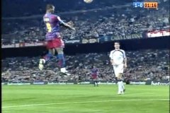 La Liga 2005-2006 8節 バルセロナ vs オサスナ BARCELONA vs OSASUNA 2005.10.22