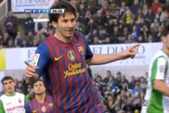 La Liga 2011-2012 27節 ラシン・サンタンデール vs バルセロナ RACING SANTANDER vs BARCELONA 2012.03.11