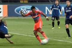 UEFA CHAMPIONS LEAGUE 2011-2012 Round of 16 2nd leg インテル vs マルセイユ INTER vs MARSEILLE 2012.03.13