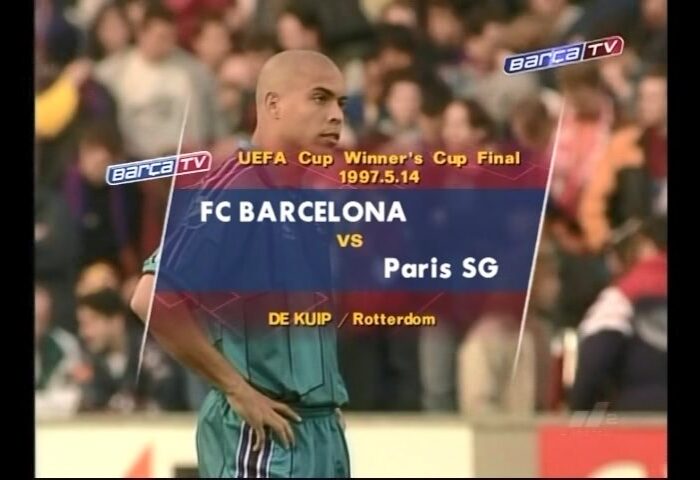 UEFA Cup Winner's Cup 1996-1997 Final BARCELONA vs PARIS SAINT-GERMAIN 決勝 バルセロナ vs パリ･サン･ジェルマン 1997.05.14