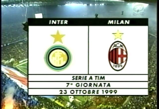 1999-2000 7節 インテル vs ミラン INTER vs MILAN