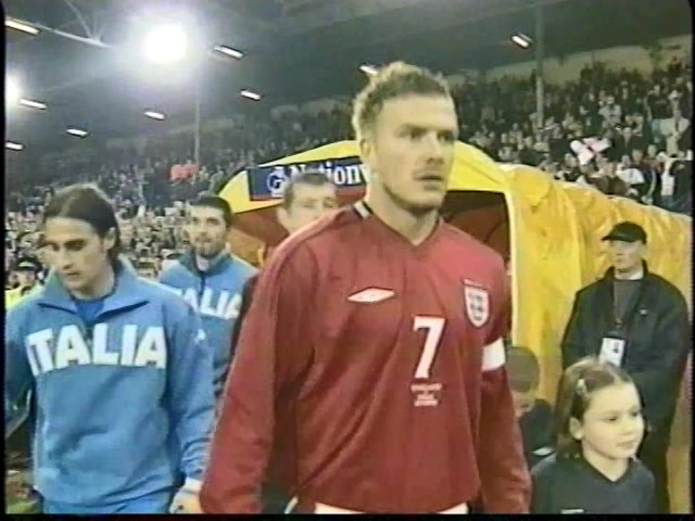 INTERNATIONAL A MATCH 2002 イングランド vs イタリア ENGLAND vs ITALY 2002.03.27