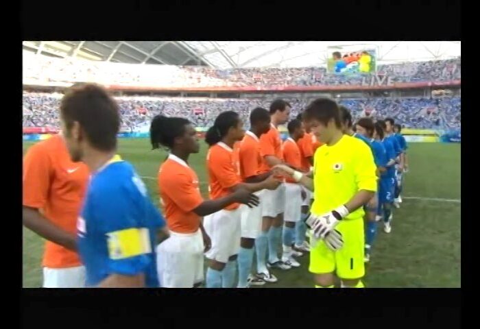 北京五輪 2008 グループB オランダ vs 日本 NETHERLANDS vs JAPAN 2008.08.13