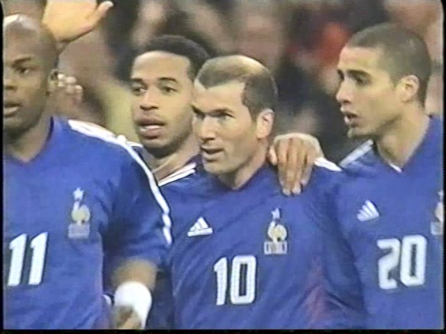 INTERNATIONAL A MATCHE 2002 フランス vs スコットランド FRANCE vs SCOTLAND 2002.03.27