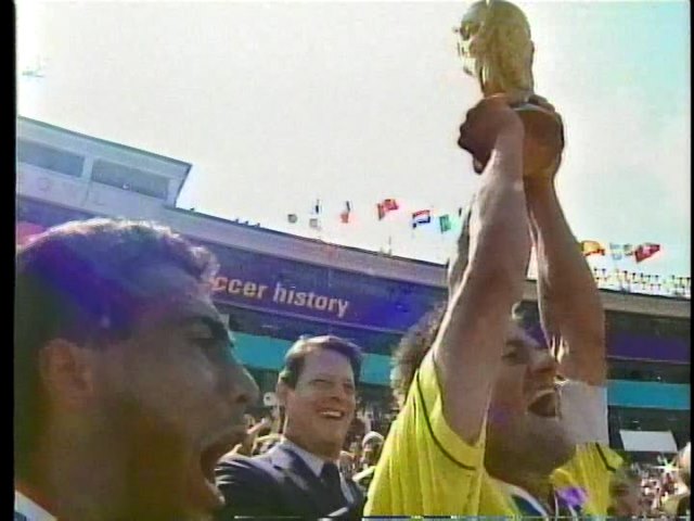 1196 WORLD CUP USA 1994 決勝 ブラジル vs イタリア Final BRAZIL vs ITALY 1994.07.17 LIVE S-VHS (13分から)