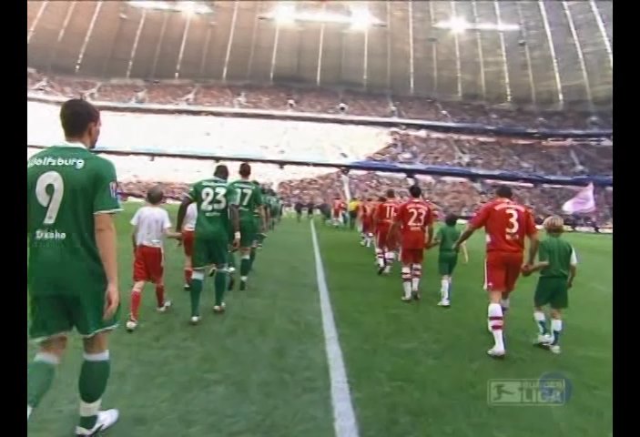 19973 2008-2009 9節 バイエルン・ミュンヘン vs ヴォルフスブルク BAYERN MUNCHEN vs VfL WOLFSBURG